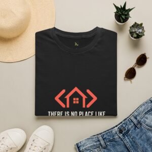 T-Shirt — "There Is No Place Like 127.0.0.1" Dev/Home Coder Tee